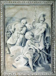 束縛された幸運を保持する慎重さと価値の寓意（絵画、c.1820-1826）