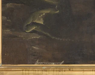 サイン、詳細、「子連れの聖母マリアと聖フィルムスと聖ルスティカス」（3704245の詳細