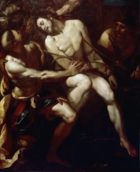 茨の冠をかぶる詳細(油彩・キャンバス