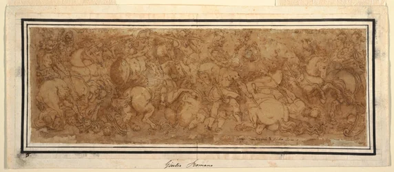 デッサン、戦闘シーン、1524-46年