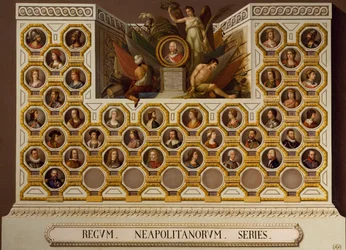 1154年から1859年までのナポリ王、ジュゼッペ・カンマラーノ（1766-1859）作