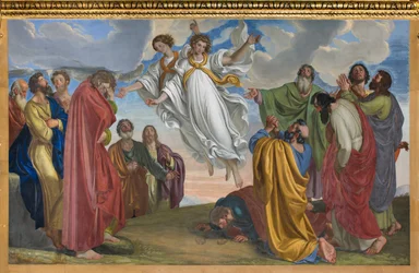 Presbytery, Giueppe Diotti, Apparition of Angels after Ascension 1830 （昇天後の天使の出現