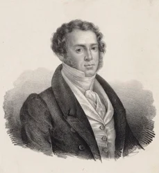 作曲家Saverio Mercadante 1795-1870の肖像。