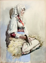 イタリアの農民女性