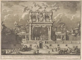 1769年の中国のSeconda Macchina：公共の娯楽のための建物