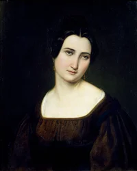 ジュスティニアーノ・デッリ・アヴァンチーニ（1807-1843）によるシオキアラ（中央イタリア）の女性