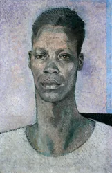 男の頭、英雄的スケール