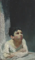 小さなスペイン人、c。 1909年（キャンバスに油彩）