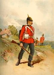 The 2nd-The Queens Royal West Surrey、1890。