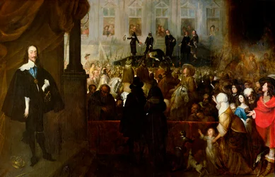 ホワイトホールでのチャールズ1世（1600-49）の処刑、1649年1月30日