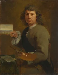 視力（Robert van den Hoecke（1622-1688）の肖像、1661年以前（木に油彩））