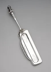 「バスト」パターンのクラマー、1860年代後半（コインシルバー）