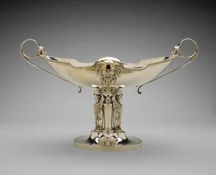 ゴーハム製造会社のコンポート、1863-68年頃（シルバー）