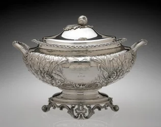 Gorham Manufacturing Companyのスープトゥリーン、1858年頃（シルバー）