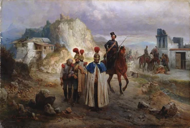 1814年、1885年の捕虜フランス人男性