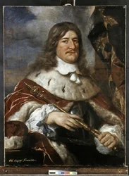 ブランデンブルク家フリートリッヒ・ヴィルヘルム1世《大選帝》1620-1688.油彩・キャンバス