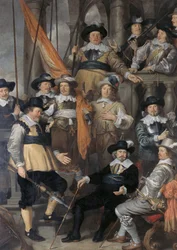 オランダ語：Schutters van Wijk XVIII under Captain Albert Bas and Lieutenant Lucas Conijn アルバート・バス大尉とルーカス・コニーン中尉の中隊。