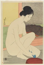1915年10月のお風呂の女