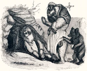 獅子舞と熊（La lionne et l