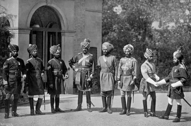 インドの騎兵、1896