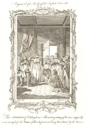 コールディンガム修道院長 StAebbe the young semi-mythological Abbess 870AD