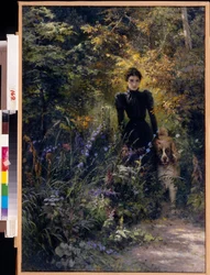 私たちは見捨てられました。 Grigori (Grigoriy, Grigory) Grigoryevich Myasoyedov (Myasoedov, Miasoedov) (1834-1911) による絵画、キャンバスに油彩