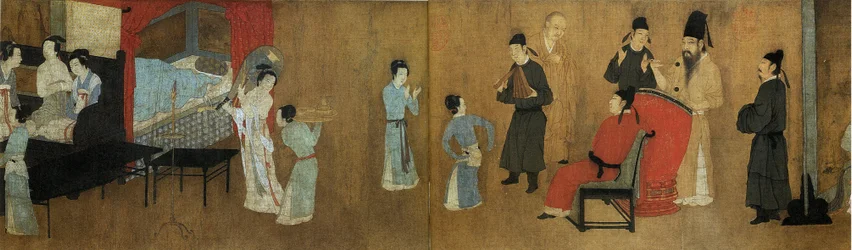 night revels of Han ξ in (detail) by GU hong