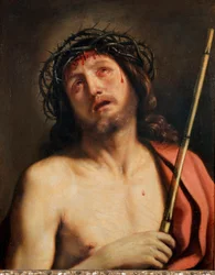 エックセ・ホモ」ジョヴァンニ・フランチェスコ・バルビエリ・ゲルチン（イル・グェルチーノ）（1591-1666）の絵画 1618年 ローマ、コルシーニ美術館周辺