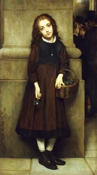 オペラの外のフラワーガール、1873