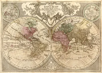 世界全体地図-最近の注釈に基づき、王立アカデミアとその他の科学者の観察によって飾られた- LOC 2006627254