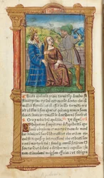 ローマ版時祷書：111v、聖アポロニア教会