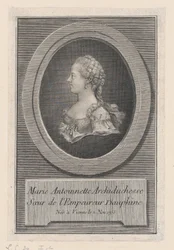 マリー・アントワネット、プリンセス、1770年。