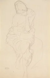 正面から腰掛け