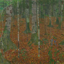 白樺の森、1903年