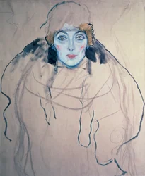 女性の頭、1917
