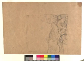 絵画「鬼火」のための構図習作