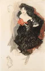 絵画「ユディトII」のための習作