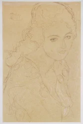 リア・ムンク3世の肖像画のための習作