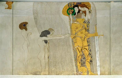 1902年のウィーン芸術家協会セセッシオン展は、マックス・クリンガーのベートーヴェン記念碑が中心だった。