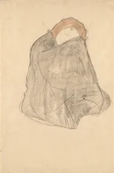座っている女性、1908年から1909年