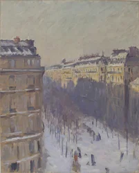 大通りオスマン、雪の効果、1879-1881。