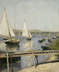 アルジャントゥイユでのセーリングボート、c。 1888