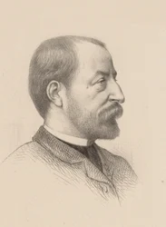 作曲家カミーユ・サン＝サーンス（1835-1921）の肖像（1884年