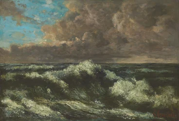 海景;海の風景、1870年頃