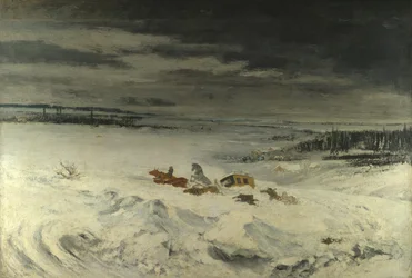 雪の中の勤勉、1860