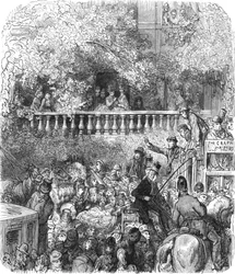 「道路上のブロック」、1872年。
