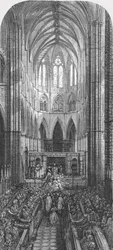 「修道院での結婚式」、1872 年。