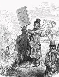 「バイブル・ホーカー」、1872年。