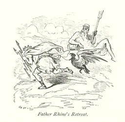 ライン神父の隠居（エングレーヴィング）