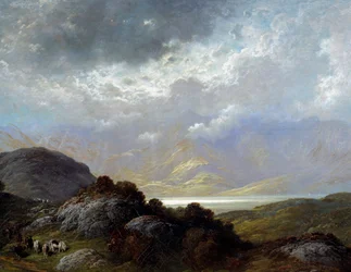 スコットランドの風景 グスタフ・ドーア（1832-1883）の絵画 19世紀 ケアンの美術館